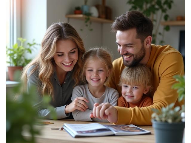 Familia aprendiendo sobre prevención de plagas